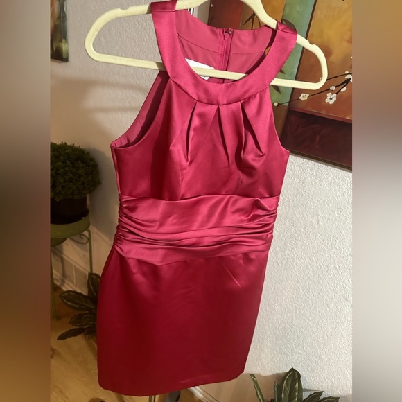 David’s Bridal pink mini dress size 8 - Picture 7 of 11